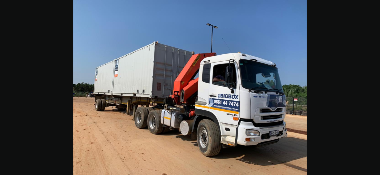 Nkunzi Manufacturing Flat Bottom Tank on Truck