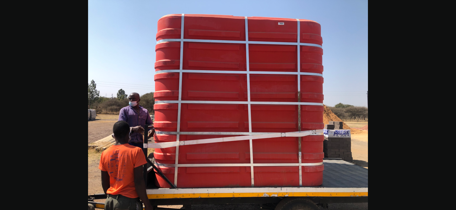 Nkunzi Manufacturing Flat Bottom Tank on Trailer